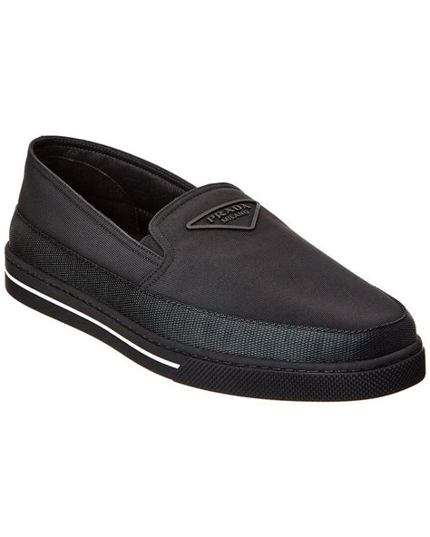 prada nylon slip on sneakers|prada sneakers on sale men's.